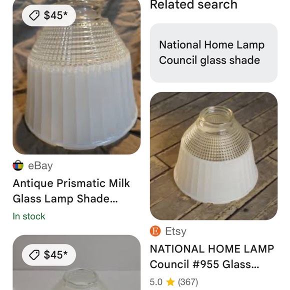 #glass shade - Picture 8 of 8